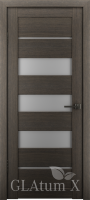 Межкомнатная дверь GLAtum X22 - серый дуб