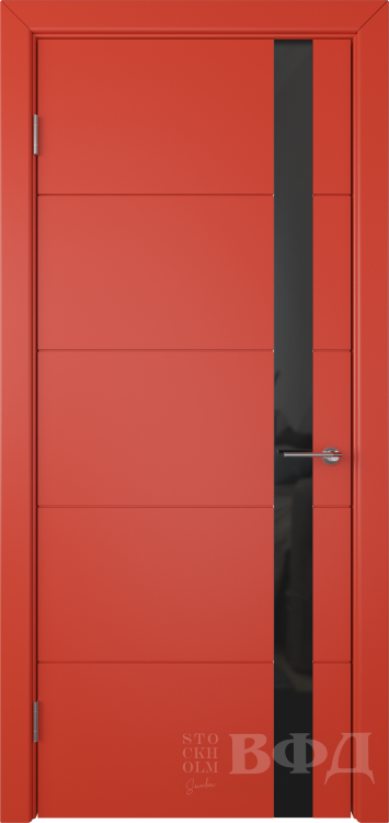 Межкомнатная дверь Тривиа ДО2 - красный