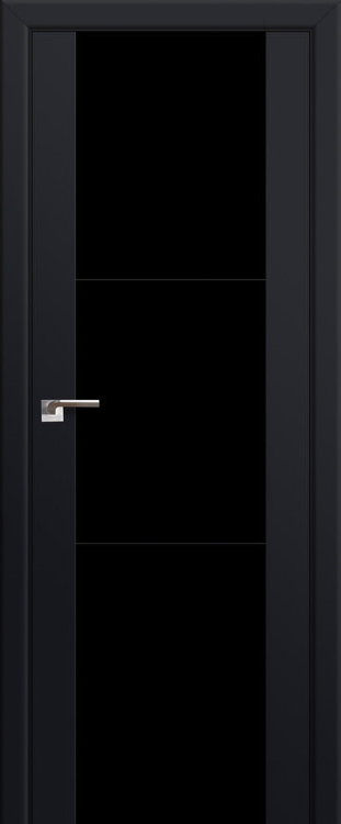 Profil Doors 22U Черный матовый ПО Черный лак