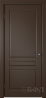 Межкомнатная дверь Стокгольм ДГ - шоколад
