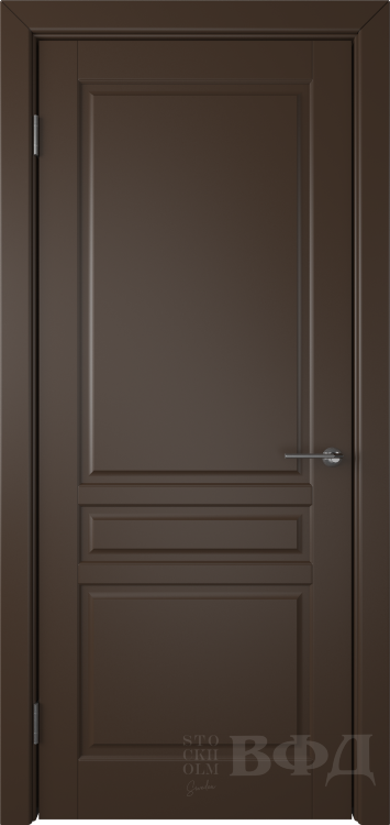 Межкомнатная дверь Стокгольм ДГ - шоколад