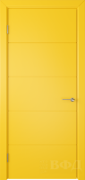 Межкомнатная дверь Тривиа ДГ - желтый