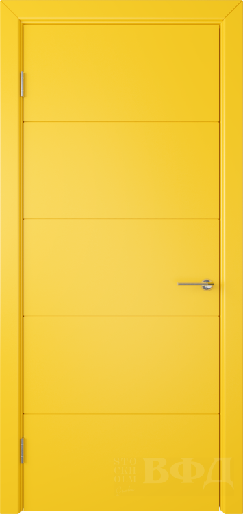 Межкомнатная дверь Тривиа ДГ - желтый