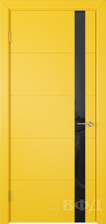 Межкомнатная дверь Тривиа ДО2 - желтый