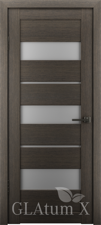 Межкомнатная дверь GLAtum X23 - серый дуб