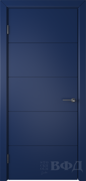 Межкомнатная дверь Тривиа ДГ - синий