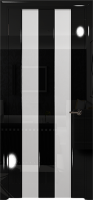 Арт Деко Амалия-2 SCANBLACK Черный глянец Кипельно-белый триплекс