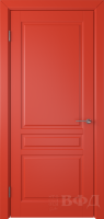 Межкомнатная дверь Стокгольм ДГ - красный