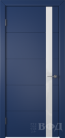 Межкомнатная дверь Тривиа ДО - синий