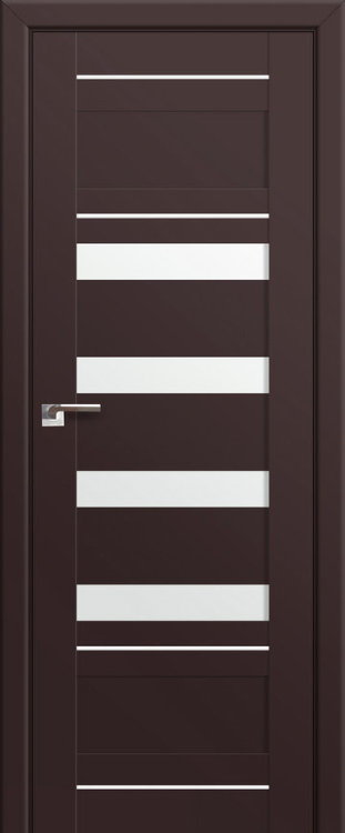 Profil Doors 32U Темно-коричневый ПО Белый триплекс