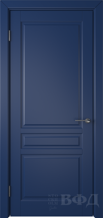 Межкомнатная дверь Стокгольм ДГ - синий