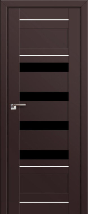 Profil Doors 32U Темно-коричневый ПО Черный триплекс