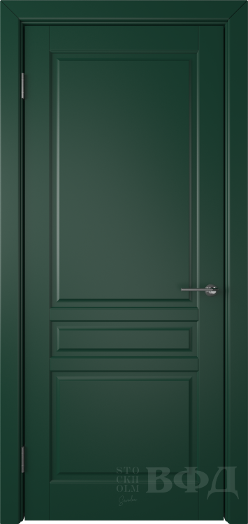 Межкомнатная дверь Стокгольм ДГ - Зеленый