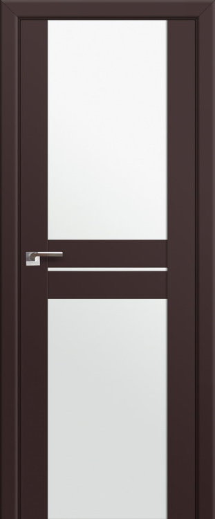 Profil Doors 10U Темно-коричневый ПО Белый триплекс