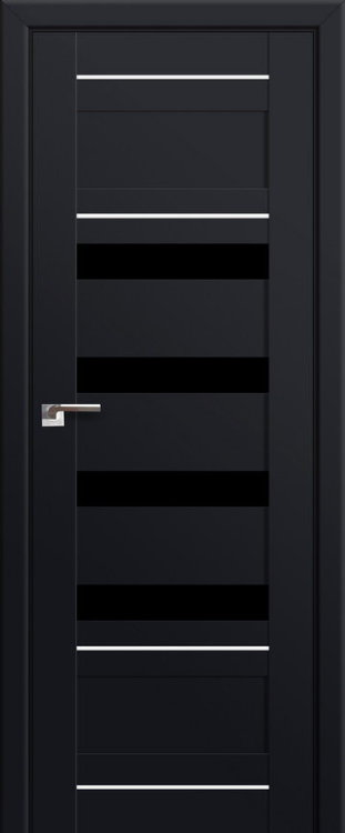 Profil Doors 32U Черный матовый ПО Черный триплекс