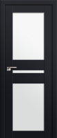 Profil Doors 70U Черный матовый ПО Белый триплекс