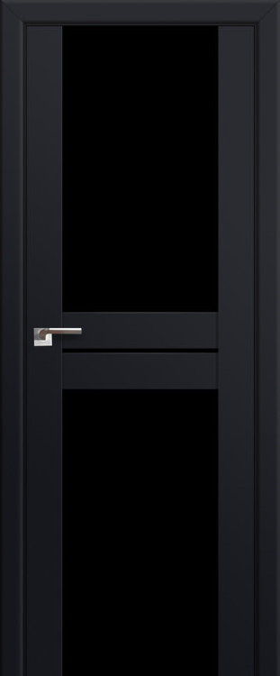 Profil Doors 10U Черный матовый ПО Черный триплекс