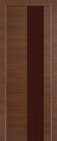 Profil Doors 5Z Малага черри кроскут ПО Темно-коричневый лак