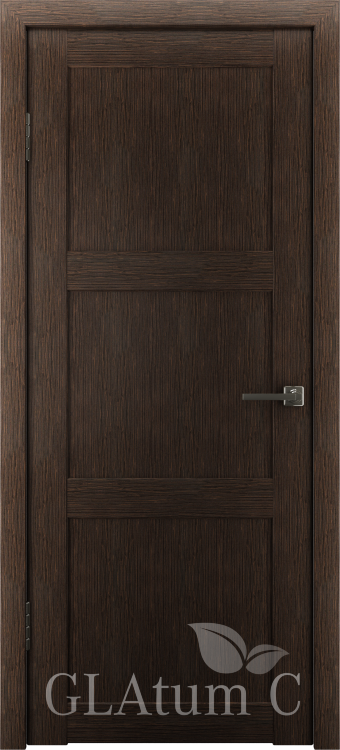 Межкомнатная дверь GLAtum C3 - венге