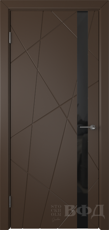 Межкомнатная дверь Флитта ДО2 - шоколад