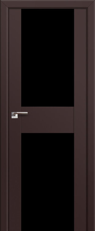 Profil Doors 11U Темно-коричневый ПО Черный триплекс