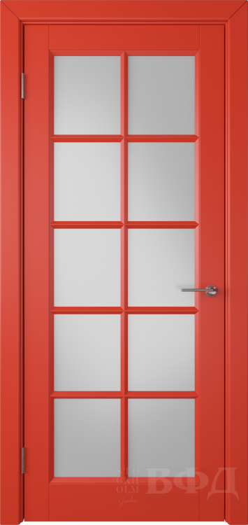 Межкомнатная дверь Гланта ДО - красный