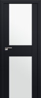 Profil Doors 11U Черный матовый ПО Белый триплекс