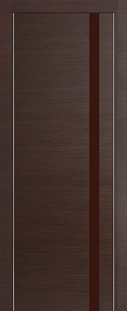 Profil Doors 6Z Венге кроскут ПО Темно-коричневый лак