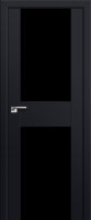 Profil Doors 11U Черный матовый ПО Черный триплекс