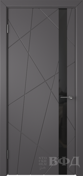 Межкомнатная дверь Флитта ДО2 - графит