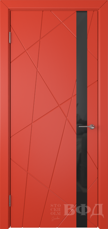 Межкомнатная дверь Флитта ДО2 - красный