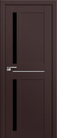 Profil Doors 19U Темно-коричневый ПО Черный триплекс