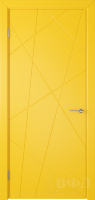 Межкомнатная дверь Флитта ДГ - желтый