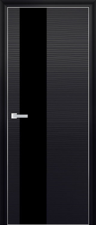 Profil Doors 5D Черная волна ПО Черный лак
