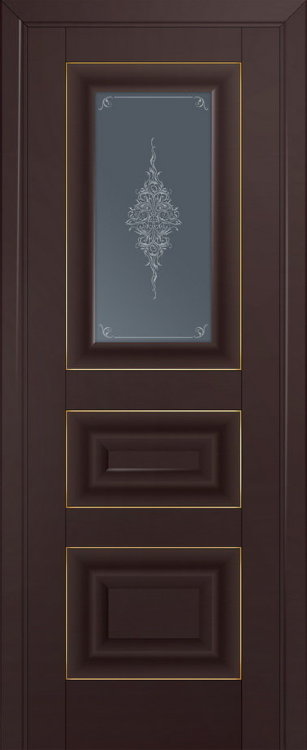 Profil Doors 26U Темно-коричневый ПО Графит