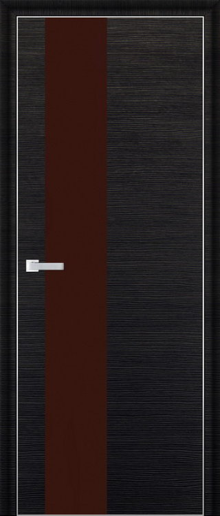 Profil Doors 5D Черный браш ПО Коричневый лак