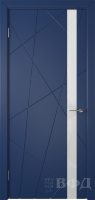 Межкомнатная дверь Флитта ДО - синий