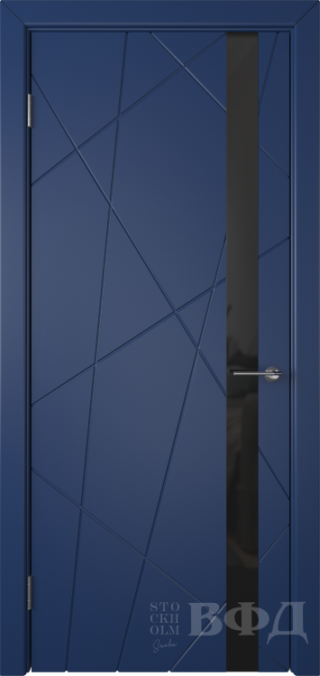 Межкомнатная дверь Флитта ДО2 - синий