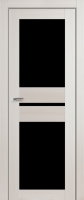 Profil Doors 70X Мелинга ясень белый (эш вайт) ПО Черный триплекс