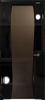 Арт Деко Лиана-3 SCANBLACK Черный глянец Тонированный триплекс