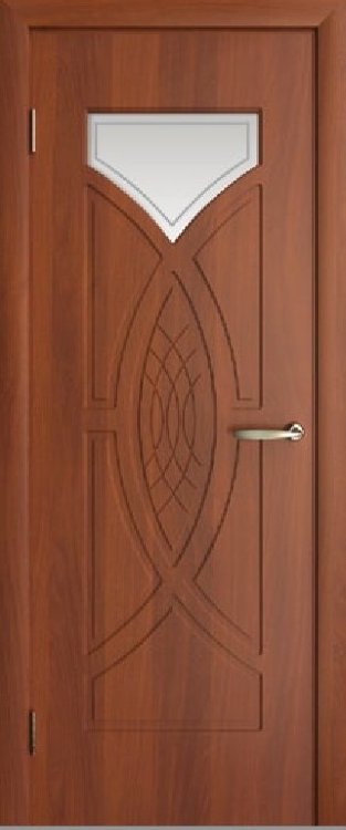 Межкомнатная дверь ЮККА Омега Дельта (остекленное)