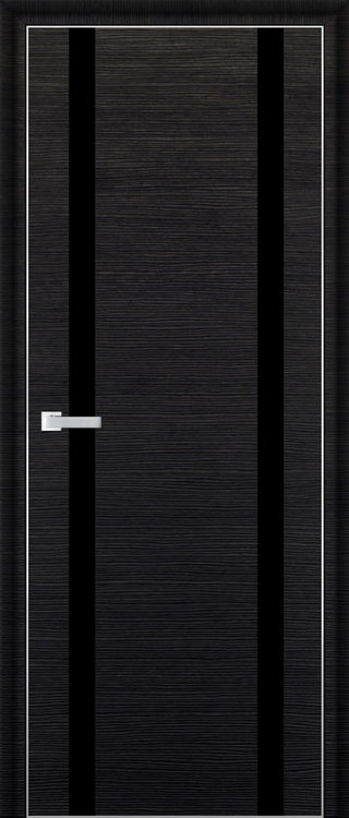 Profil Doors 9D Черный браш ПО Черный лак