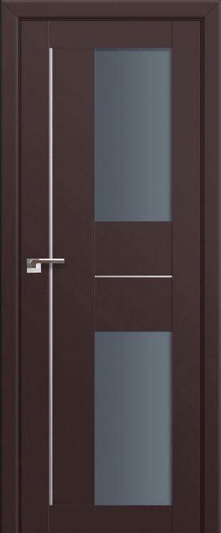 Profil Doors 44U Темно-коричневый ПО Графит