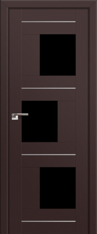 Profil Doors 13U Темно-коричневый ПО Черный триплекс