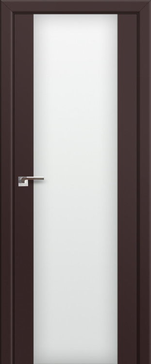 Profil Doors 8U Темно-коричневый ПО Белый триплекс