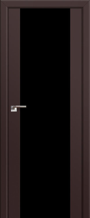 Profil Doors 8U Темно-коричневый ПО Черный триплекс