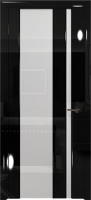 Арт Деко Спациа-5 SCANBLACK Черный глянец Кипельно-белый триплекс