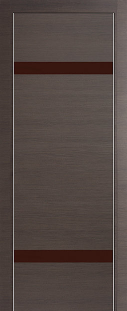 Profil Doors 3Z Грей кроскут ПО Темно-коричневый лак
