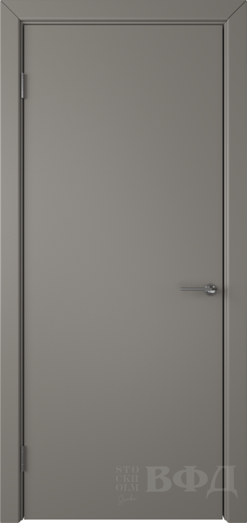 Межкомнатная дверь Ньютта ДГ - темно-серый
