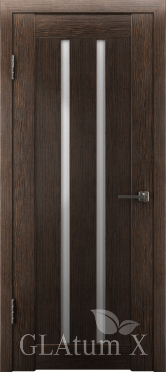 Межкомнатная дверь GLAtum X2 - венге
